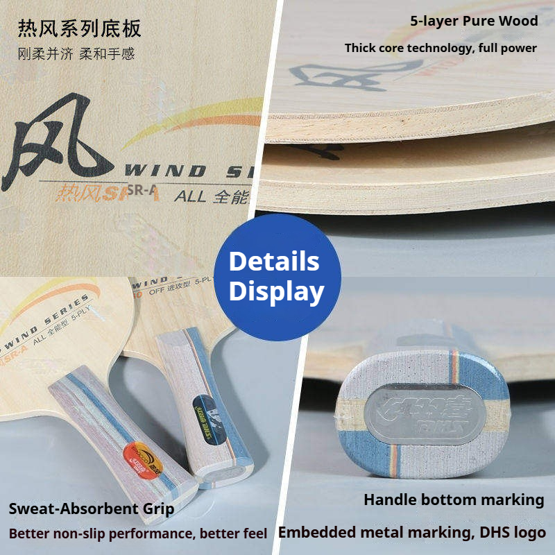 Raqueta de Tenis de Mesa DHS W - Table Tennis Table reseña y precio
