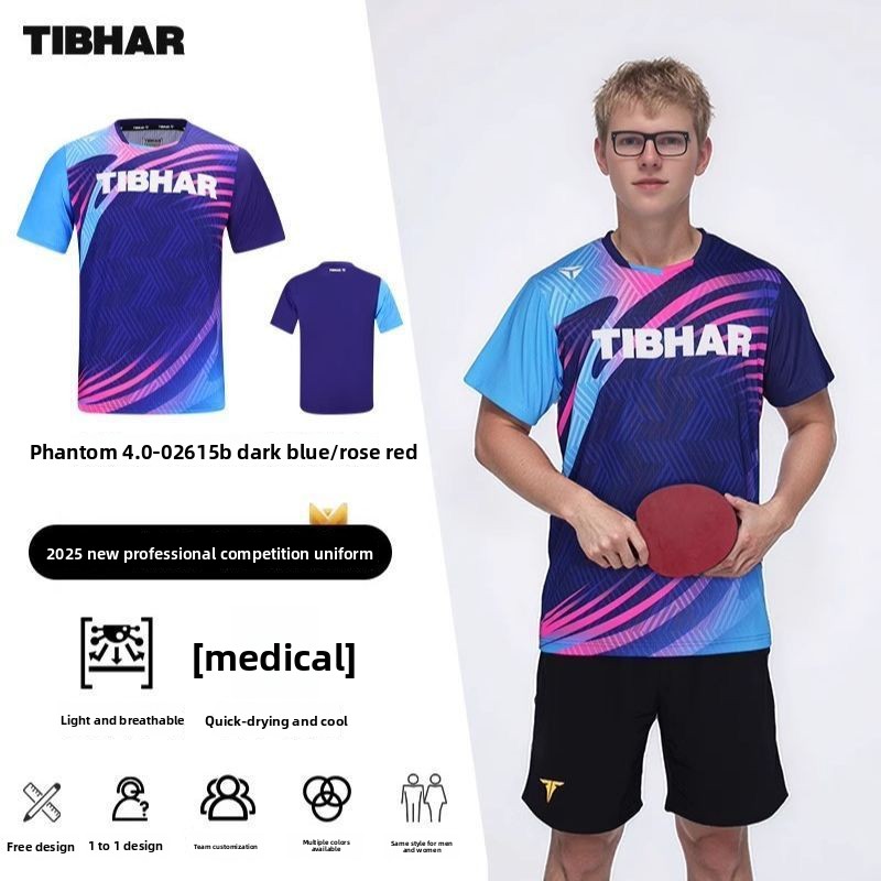 TIBHAR Dance 4.0 Camisa de ent - Table Tennis Club Jersey reseña y precio