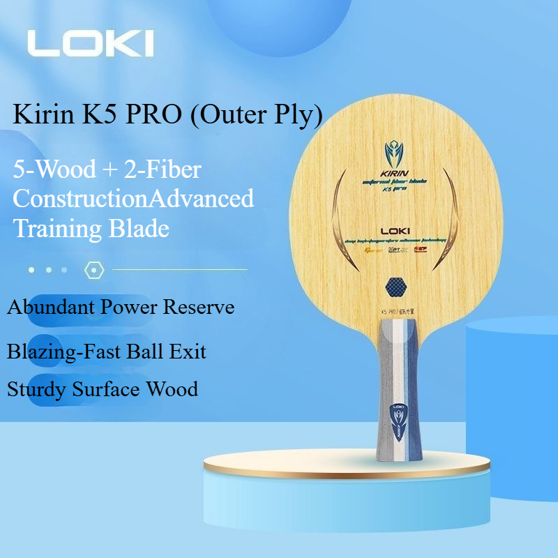 LOKI Kirin K5 PRO hoja de teni - Table Tennis Table reseña y precio