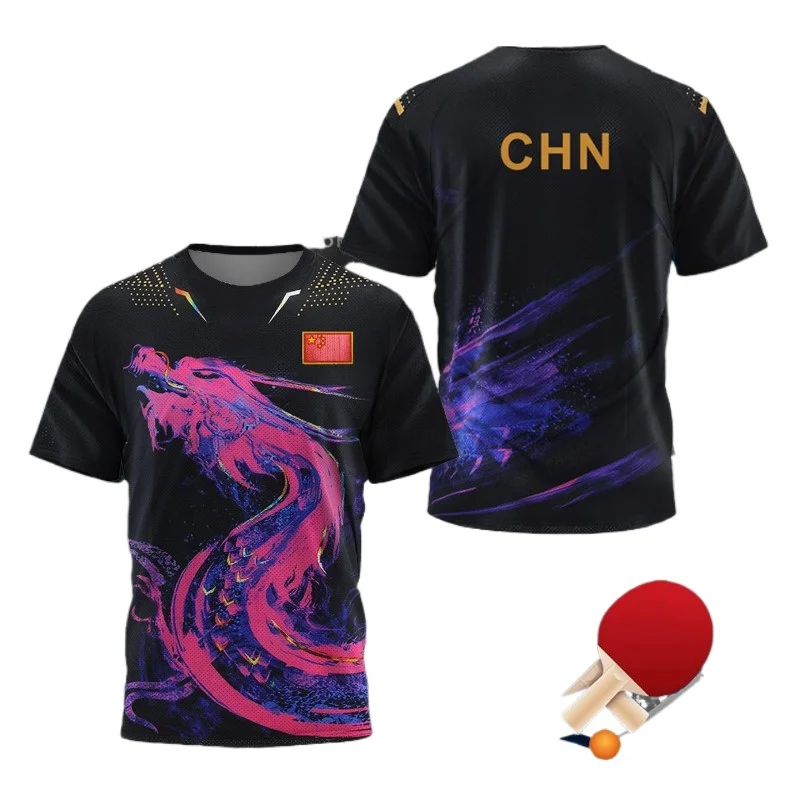 Camiseta con gráfico de tenis  - Table Tennis Club Jersey reseña y precio
